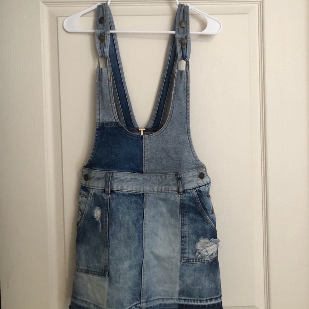 free people overall skirt